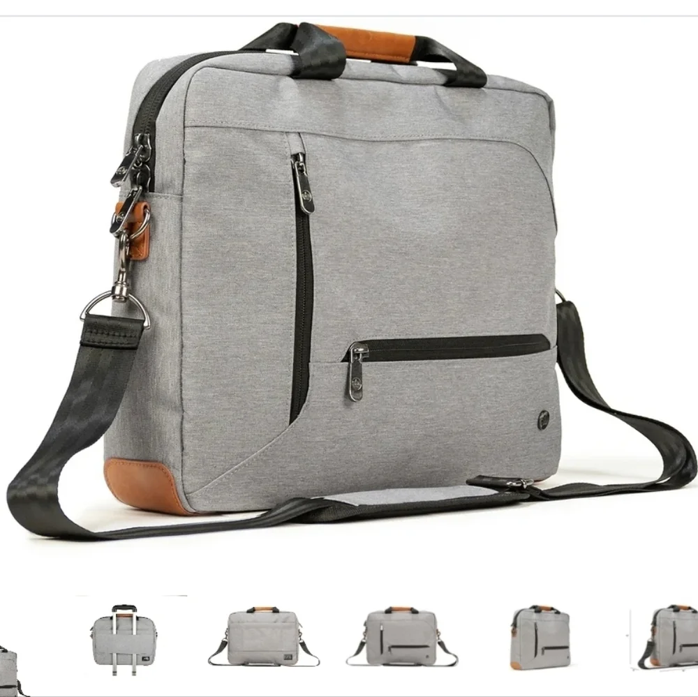 PKG International Spadina 10L Charcoal Messenger‎ Bag